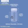 Transparente Laborflasche 30-1000ml Lagerflasche Weithals Reagenzflasche Für Labore