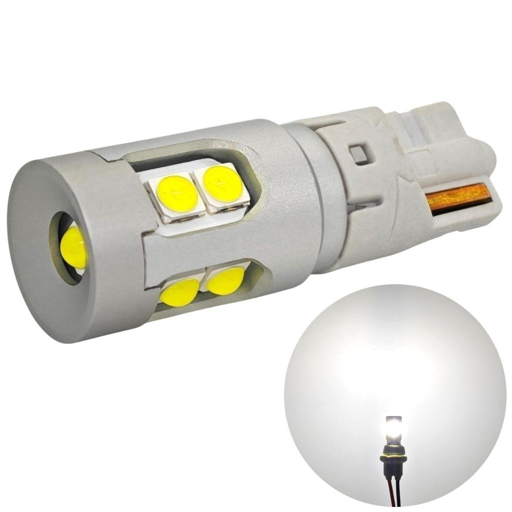 2 szt W5W żarówka LED W10W, T10 10-50V CANBUS 700lm biała mocna Off-Road