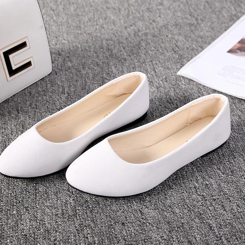 Plus Size 35-43 Women Shoes Candy Color Spring Shoes Woman Slip On Casual Flats Ladies Shoes Autumn Loafer Zapatos Mujer Female