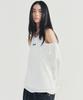 Nigaennikol Strap Twin Off Shoulder Top_White