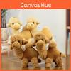 Schattige Cartoon Kameel Pluche Speelgoed Sleutelhanger Zacht Knuffeldier Reisaccessoire