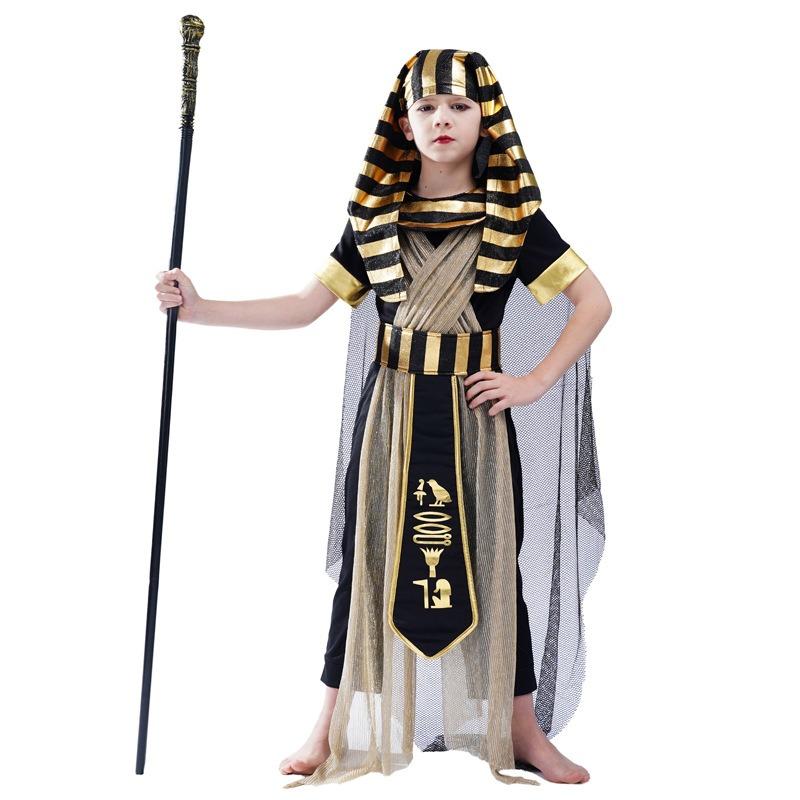 Pharaoh Cosplay Costume, Domineering Pharaoh Costume, Little Boy Stage Costume
