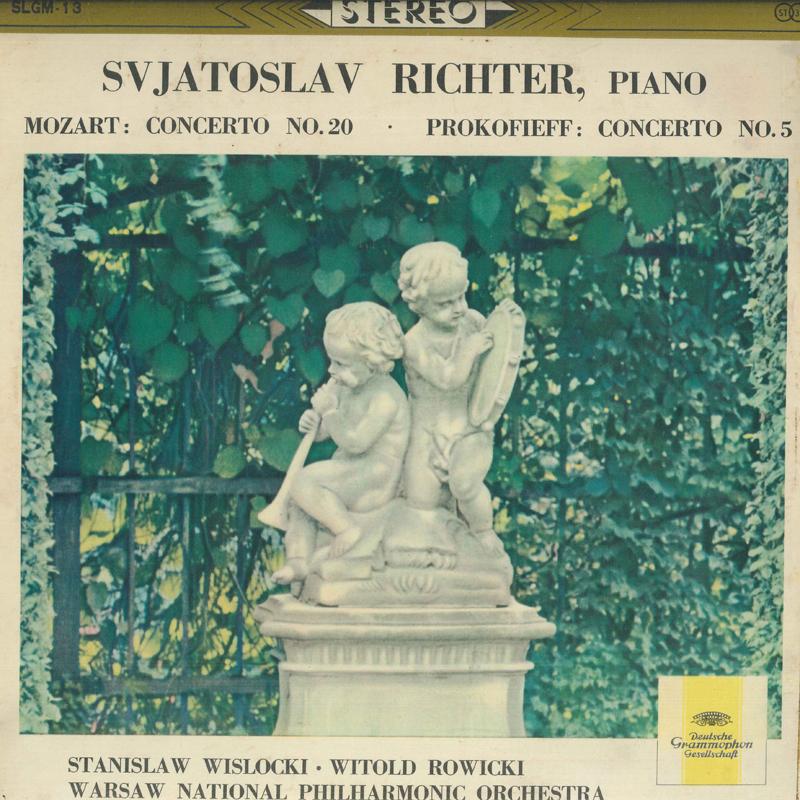LP Record SVIATOSLAV RICHTER, STANISLAW WISLO - Mozart: Piano Concerto No. 20 / Pro SLGM13 DEUTSCHE GRAMMO Japan Classical Used