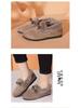 Dames Gevoerde Platte Schoenen - Warm, Velours, Herfst/Winter 2022 Collectie