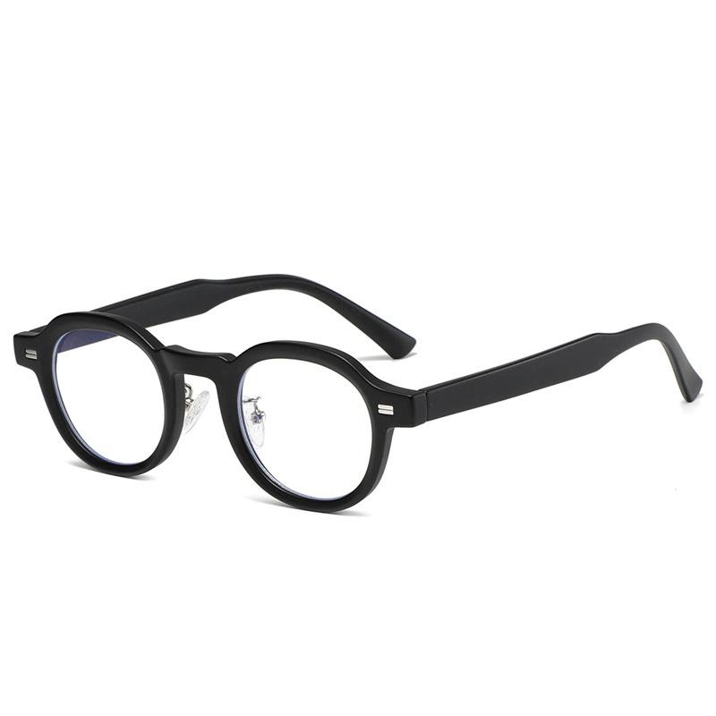 New Retro Art Harajuku Wind Eyeframe Women'S And Men Fashion  Anti Blue Light Radiation Protect Oval Small Frame Glasses