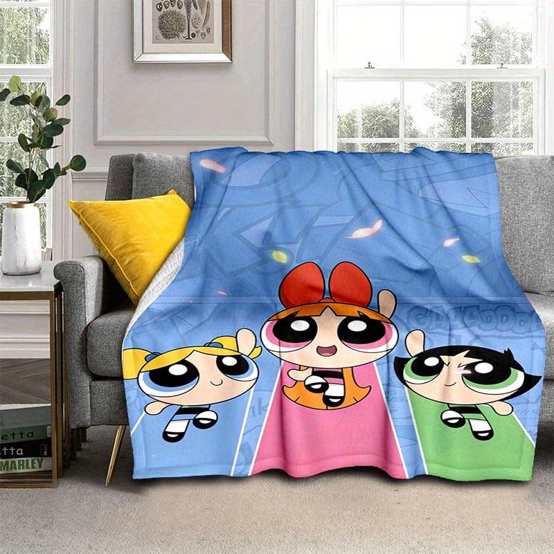 1pcPowerpuff Blanket - Soft and Comfortable for All Seasons - Perfect Gift IdeaA043021m