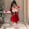 Yiyue Sexy Christmas Lingerie Costume Set for Women - Temptation Role Play Outfit 8877