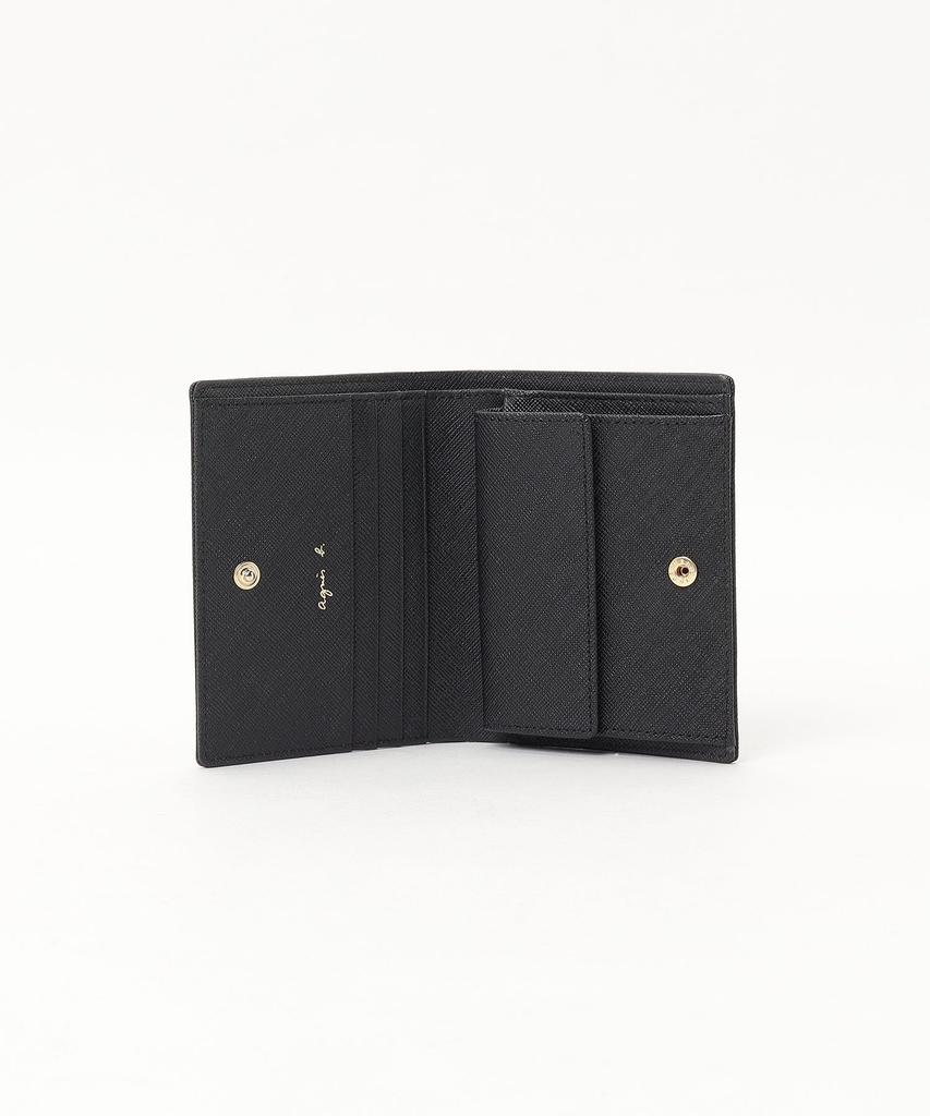 Agnes B. EW13B-02 Women's Wallet, Free Size, Black