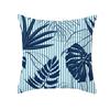 Tropical Decoration Print Cushion Cover Polyester Green Plant Throw Pillow for Sofa/Home Decorative Pillowcase