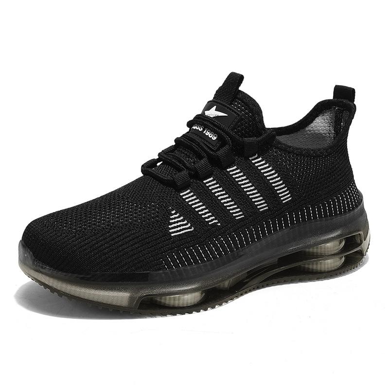 Fashionable Men's Sports Shoes Lightweight Breathable Fast Drying Mesh Cushioning Running Shoes Fitness Training Non Slip Shoes