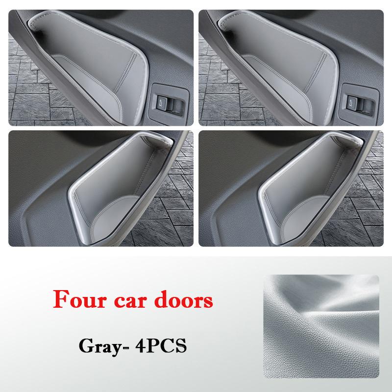 For VW Volkswagen Tayron 2026-2026 Car Door Slot Storage Box Leather Protective Pad Cover WaterProof Barrel Accessories