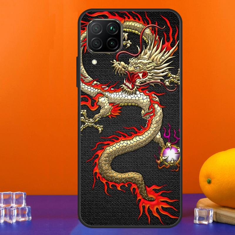 Asian Chinese Dragon For Huawei Nova Y90 Y91 Y60 Y70 Y72 Y61 9 10 SE 12i 12s 11i 5T P60 Pro P20 P30 P40 Lite Case