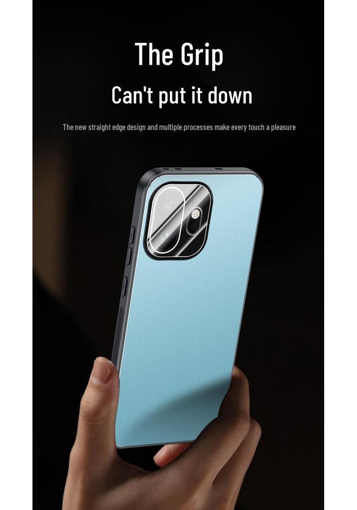 Compatible Case for OnePlus 13/15T, Ace 5/6, Turbo 6V - Metal & Matte Finish with All-Inclusive Lens Cover
