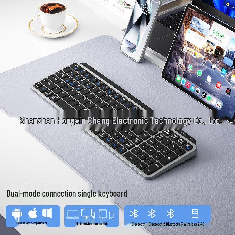 Multi-Device Wireless Keyboard & Mouse: Seamlessly Connect To Laptops, Desktops, Tablets, and Phones with Three-mode and Dual-mode Compatibility.