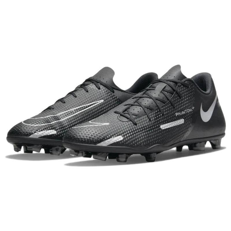 Nike Phantom GT2 Club MG Black Metallic Silver Unisex Sneakers Dark-Grey DA5640-007