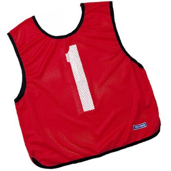 Molten Game Vest Red 10-Pack 1-10 GB0113-R