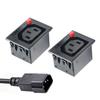 C13 PDU Cabinet Power Strip with C14 Tail and Anti-Pull-Out Socket