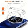 EUCAGR Transparent Phone Case for Vivo X300 Pro X300 Ultra Soft Silicone Back Cover for Vivo X300S Clear Shock Proof Airbag Case