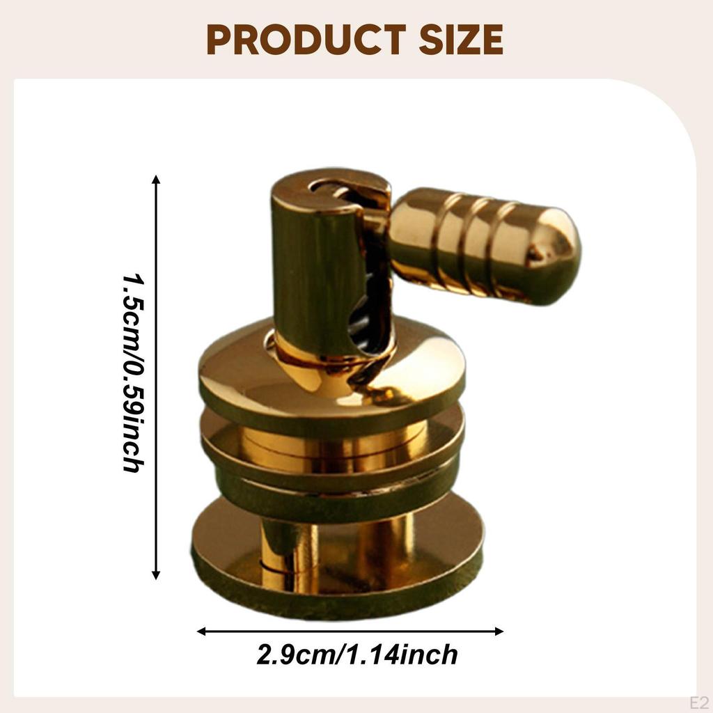 Fold Lock Purse Clasp Folding Small Compact Easy Install Closure Hardware Metal for