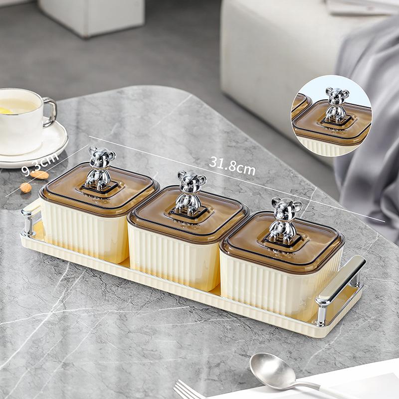 

Легкий роскошный прозрачный поднос для фруктов для дома, гостиной, журнального столика, подноса для конфет, орехов, сухофруктов, контейнера для закусок и освежений