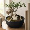 Halloween Dekoration Skelett Oberkörper mit Krabbeln für Tischdekoration