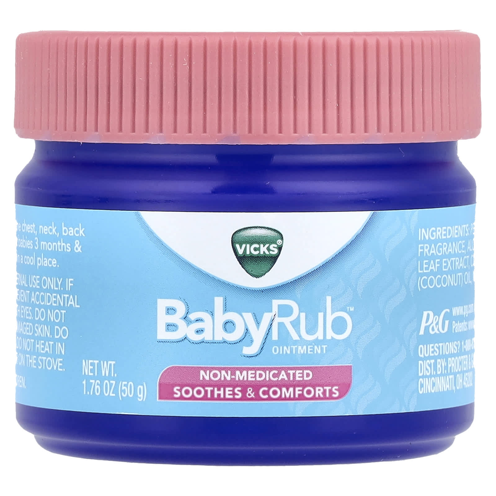 

Мазь Baby Rub™ для детей от 3 месяцев, 50 г (1.76 унции)
