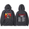 Felpa con cappuccio Alice in Chains Face Lift Tour 1991 Moda Rock Band Uomo Donna Casual Oversize Pullover Unisex Felpa Cotone Cappuccio