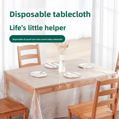 Disposable Thickened Waterproof Tablecloth for Banquets