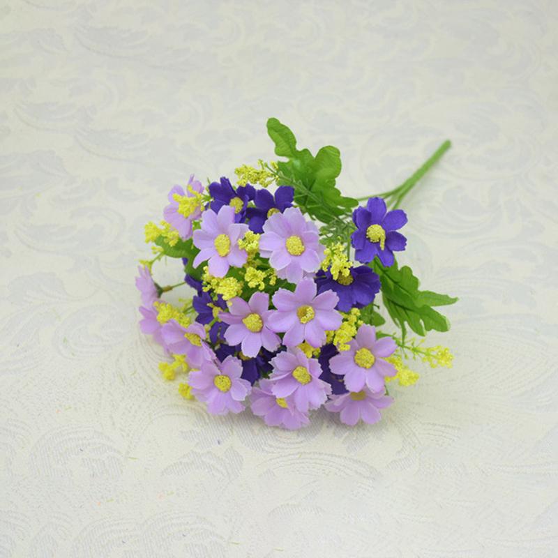 

28 Jump Orchid Simulation Flower Dancing Orchid Small Daisies Flower Home Decoration Living Room Display Silk Flowers