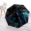 1pc Black Panther Themed High-quality Umbrella,Automatic Opening and Closing Umbrella,Multi-functional Umbrella G0811095