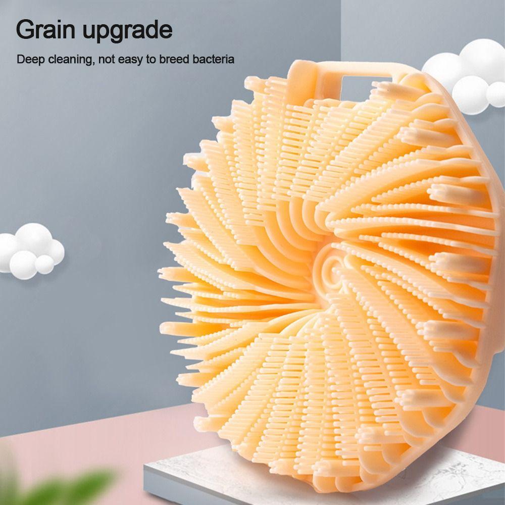 Silicone Silicone Body Scrubber Gentle Silicone Body Brush  Bath Tool