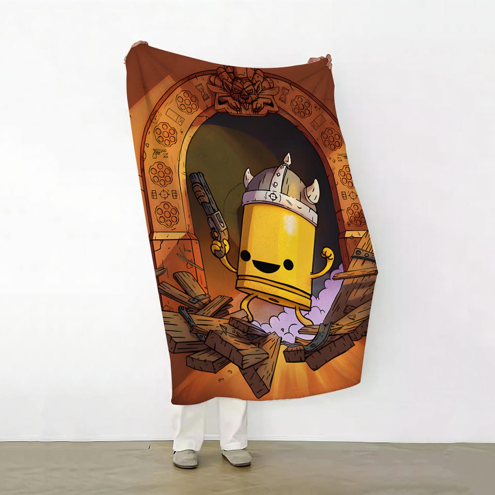 

Game EEnter TThe Gungeon Throw Soft Warm Flannel Fleece Throw Blanket for Sofa Bed Travel Home 75cmx90cm