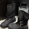 Fashion Retro Women's 2025 New Thick Heel Belt Buckle Short Boots Versatile Casual Motorcycle Boots