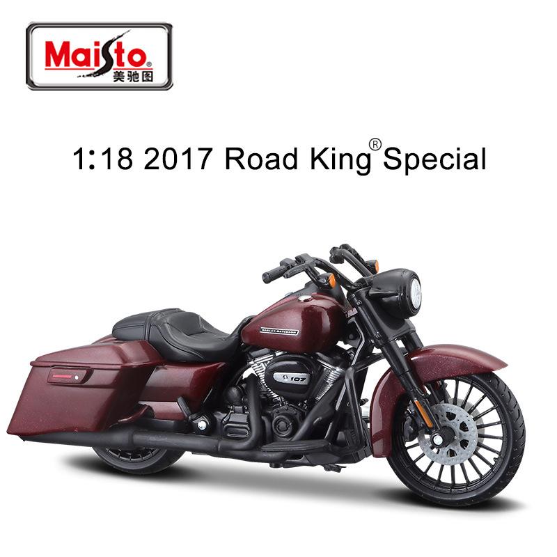 Op voorraad Maisto 1:18 Harley Davidson Moto Auto Serie Legering Minatuur Diecast Model 2002 Fltr Road Glide Jdhtwin Cam Auto Speelgoed Cadeau
