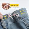 Kreuzförmiger Druckknopf: Nahtloser, abnehmbarer Taillenformer zur Anpassung von Jeans mit großer Taille