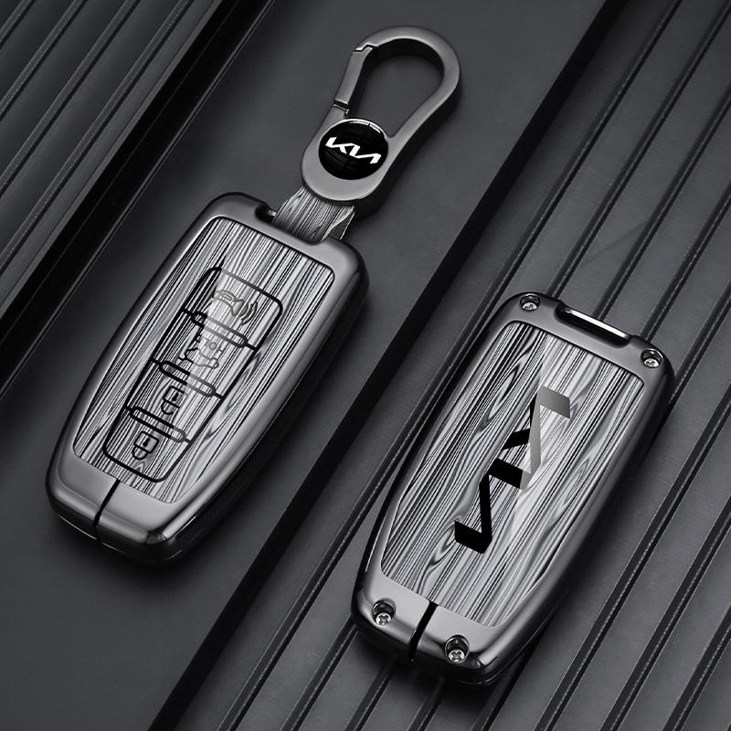 AABJJ1 3/4 Buttons Alloy Car Key Case Cover Shell Fob For Kia Sportage EQUUS K5 K2 Sorento Optima K5 Forte 2011-2016 Accessories Holder
