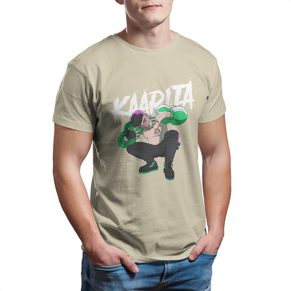 Kaarija Eurovision Cha Cha Cha Men's T Shirt  Leisure Tee Shirt Short Sleeve Crew Neck T-Shirt Cotton Classic Clothes