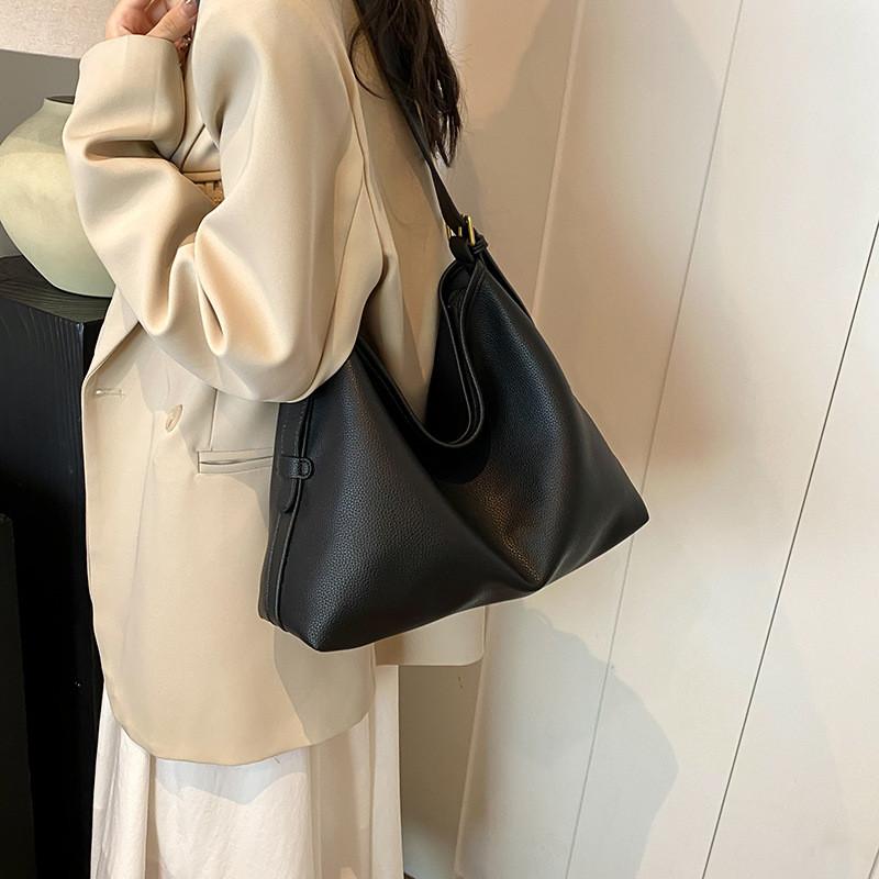 Ielgy Messenger Large Bag Autumn Winter Large Capacity Commuter Brown Shoulder Tote Bag