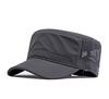 LOJAX Mesh Work Cool Summer Solid Military Style Men's Cap, Hat, Lightweight, Quick-Drying, (Gray)