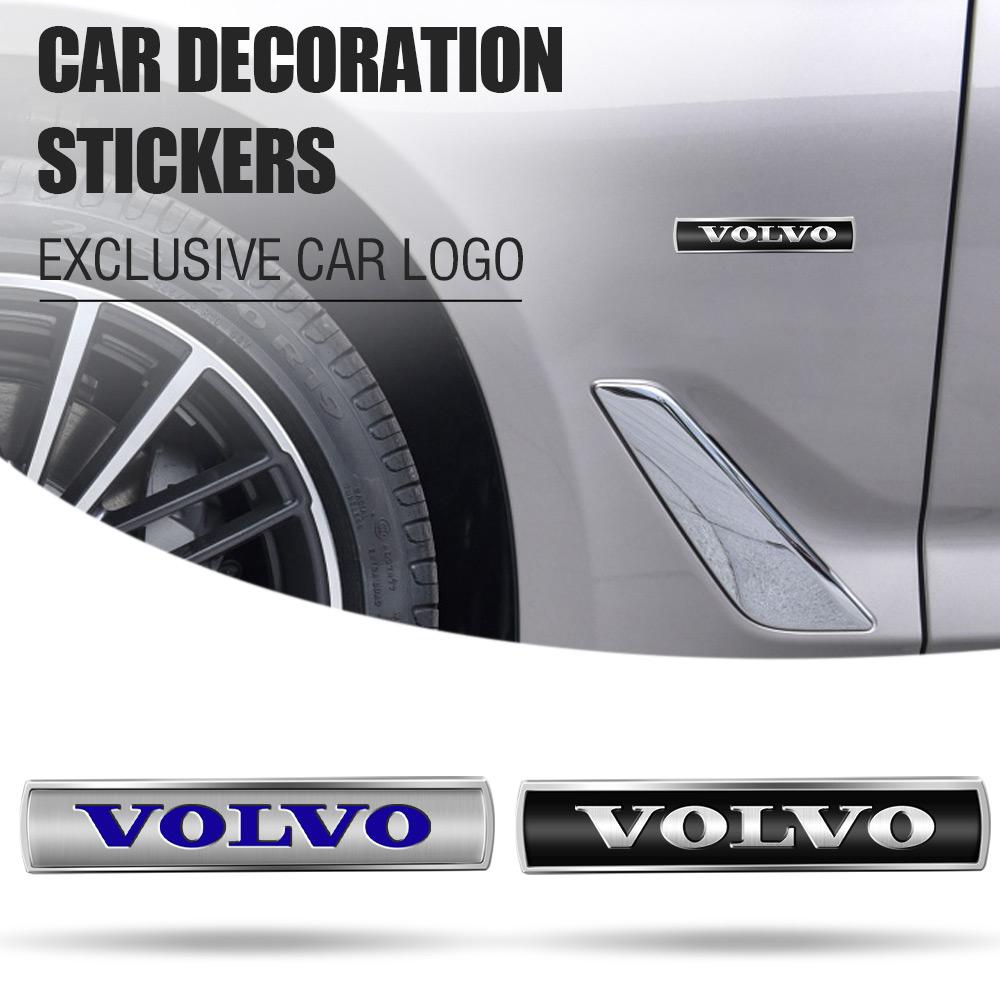 3D Metall Auto Karosserie Kofferraum Emblem Aufkleber Dekor Zubehör Auto Styling Für Volvo XC60 C30 V50 S80 C40 XC60 V90 XC90 S60 RDESIGN V60