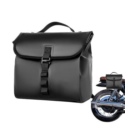 Motorcycle Tool Bag Leather Saddle Backpack Motorcycle Front Seat Tail Bag For Phone Card Drinks Bottle Key Camera Highway Daily