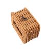 Plastic Napkin Holder Retro Style Carton Container Practical Imitation Rattan Tissue Box  Home