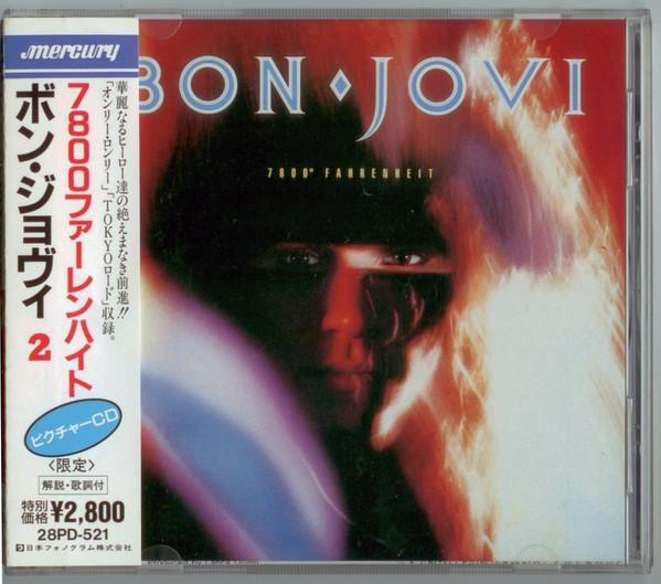 

CD BON JOVI 7800 Fahrenheit 28PD521 Mercury 1988 Japan ObiRock Used