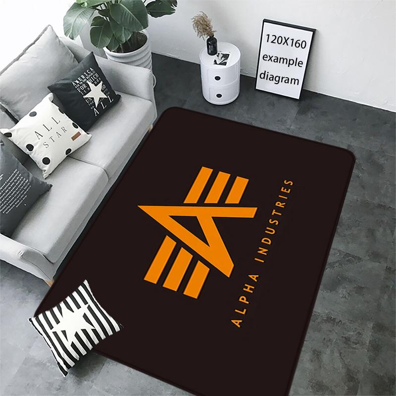 Interior Floor Mats Doormat Non-slip Foot Rug for Entryway Alpha Industries Kitchen Carpet Bedroom Bedside Mats Home Decor