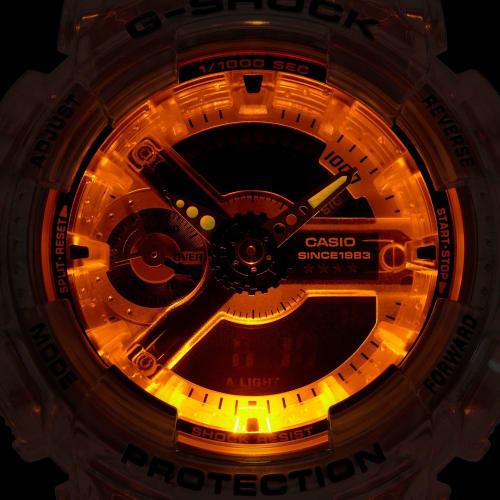 Casio G-Shock GMA-S114RX-7A S Series Mid-Size Watch, 40th Anniversary Clear Remix, Limited Edition, Boys' Size, Overseas Model