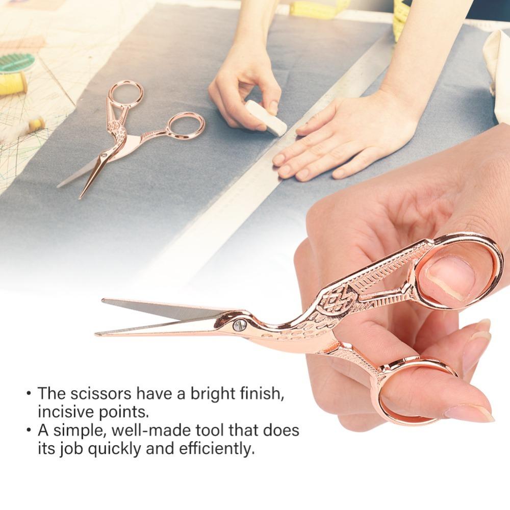 Curved Design Embroidery Scissors Stainless Steel Dressmaker Shears For Embroidery