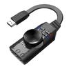 USB External Sound Card Audio Adapter with 3.5 Aux Stereo Converter for Headset Mac PC Laptop