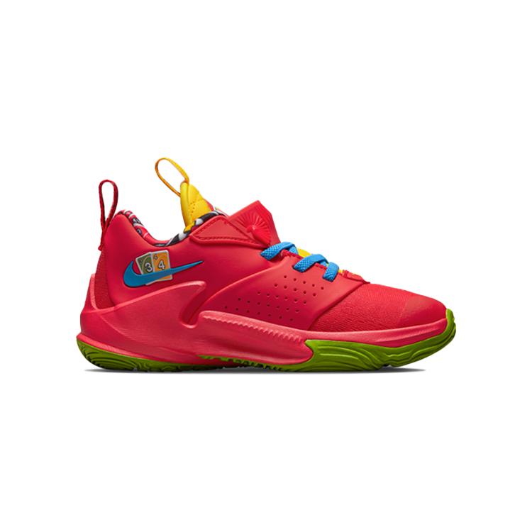 New Uno x Nike Freak 3 Slip Resistant Low Top Children's Basketball Shoes Red Children Aged 3 7 Years Old DD0330-600