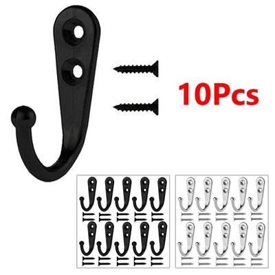 Hangers Hooks Screws Bathroom Bedroom Laundry Cloakroom Storage Organizer