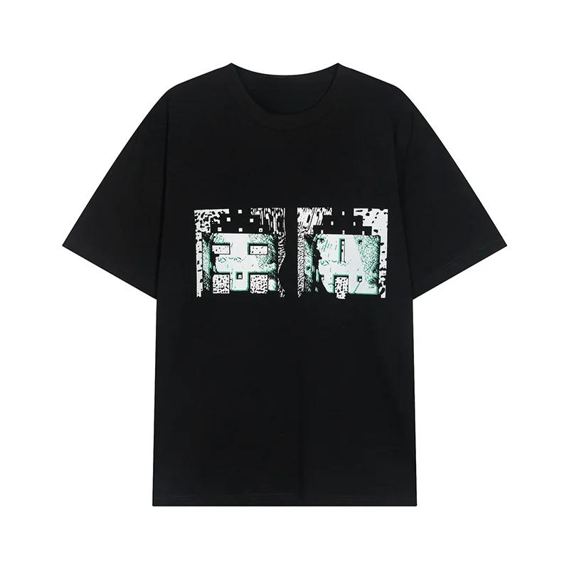 

Тренд Нові футболки Cav Empt з принтом Повсякденні Чоловічі Жіночі Літні Чорні Хорошої Якості Універсальні C E Топи з коротким рукавом XXL